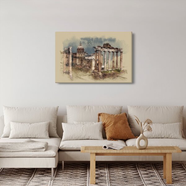 Slika - Rimski forum, Rim, Italija (90x60 cm)