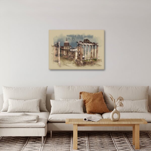 Slika - Rimski forum, Rim, Italija (70x50 cm)