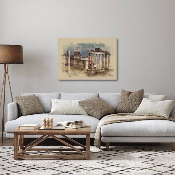 Slika - Rimski forum, Rim, Italija (70x50 cm)