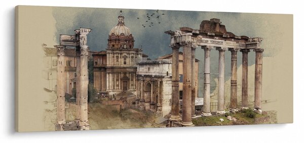 Slika - Rimski forum, Rim, Italija (120x50 cm)