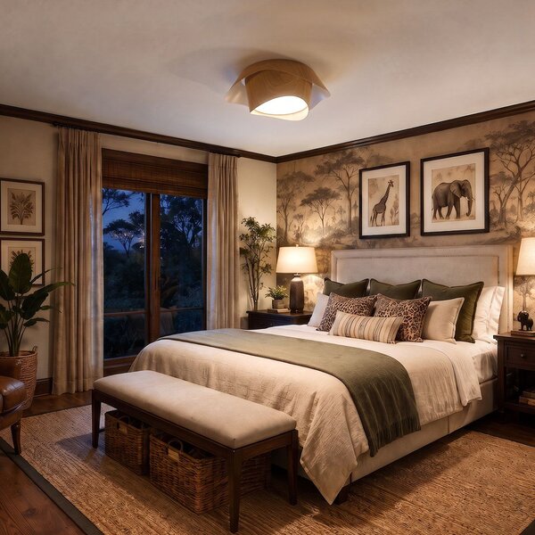 Stropna lampa LED APP1930-C 40cm WOOD