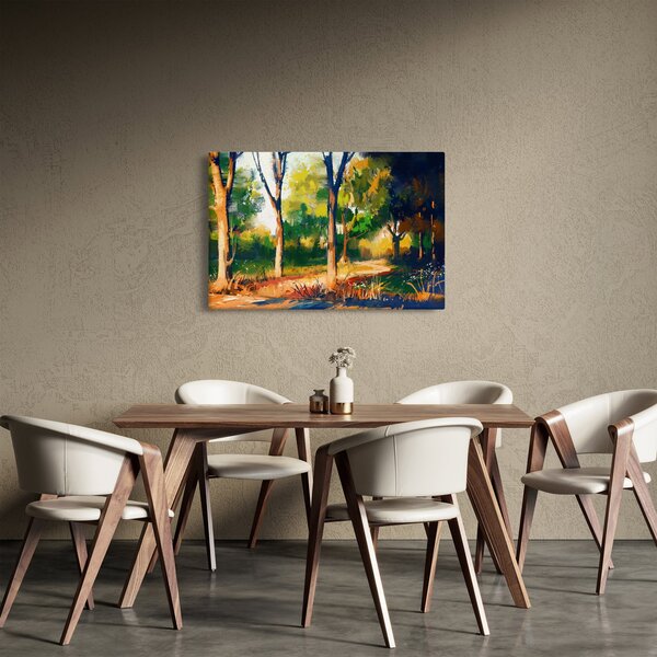 Podoba gozda v poletnem soncu, slika (90x60 cm)
