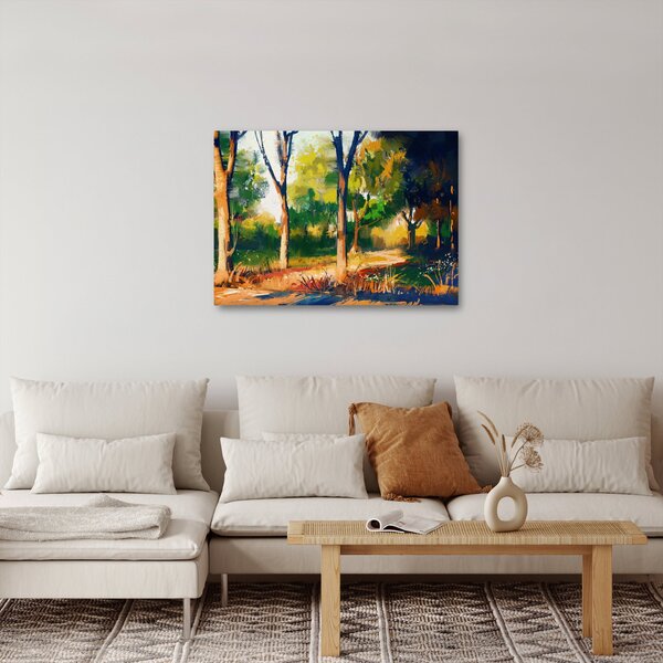 Podoba gozda v poletnem soncu, slika (70x50 cm)