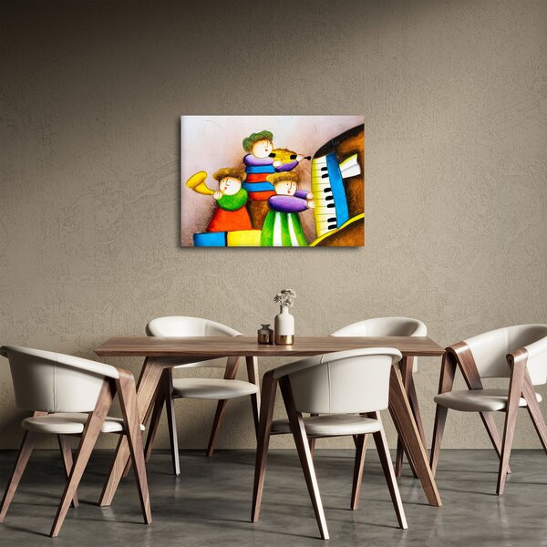 Slika - Glasbeniki, slika (70x50 cm)