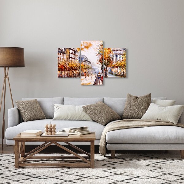 Slika - Ulica v Parizu (90x60 cm)
