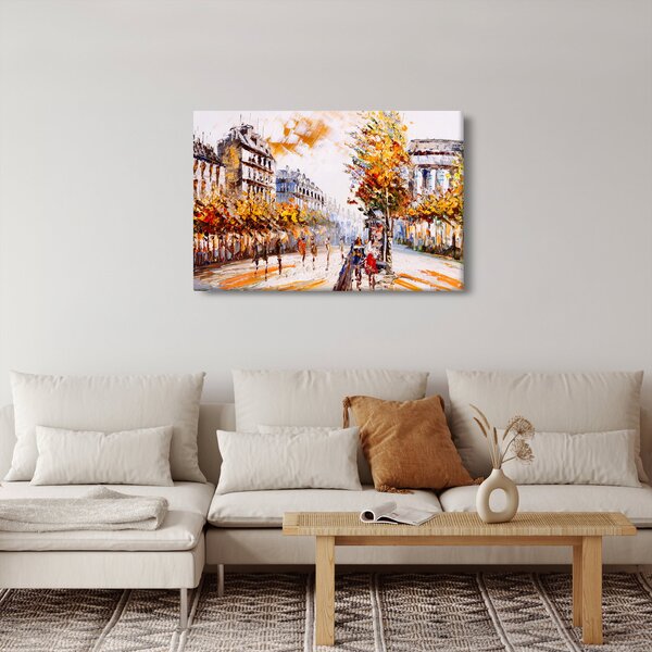 Slika - Ulica v Parizu (90x60 cm)