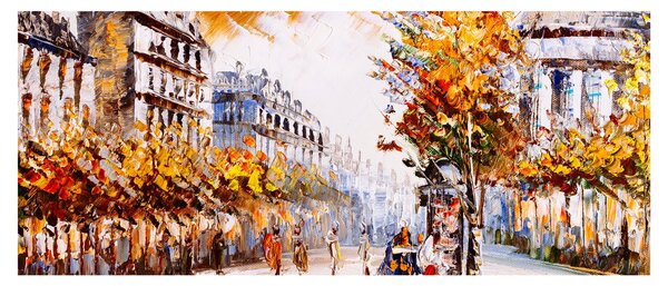 Slika - Ulica v Parizu (120x50 cm)