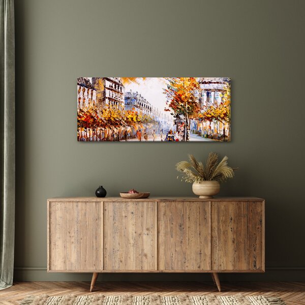 Slika - Ulica v Parizu (120x50 cm)