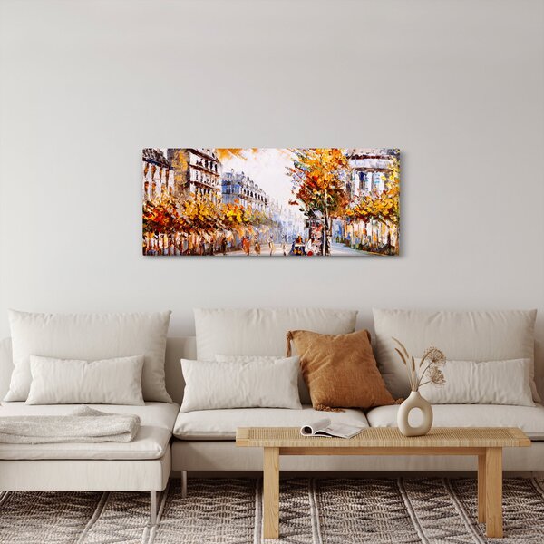 Slika - Ulica v Parizu (120x50 cm)