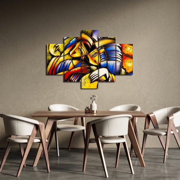 Slika - Oljna slika, zaljubljenci (150x105 cm)