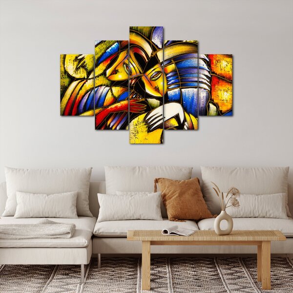 Slika - Oljna slika, zaljubljenci (150x105 cm)
