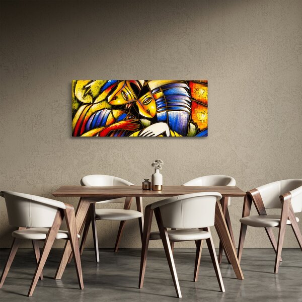 Slika - Oljna slika, zaljubljenci (120x50 cm)