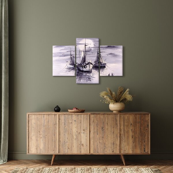 Slika - Port, oljna slika (90x60 cm)