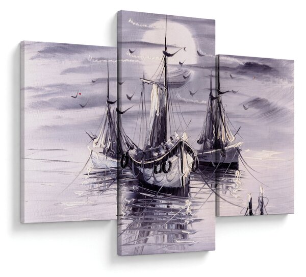 Slika - Port, oljna slika (90x60 cm)