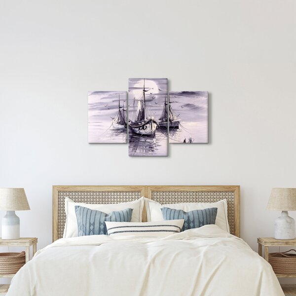 Slika - Port, oljna slika (90x60 cm)