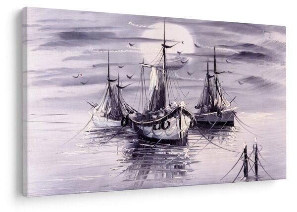 Slika - Port, oljna slika (90x60 cm)