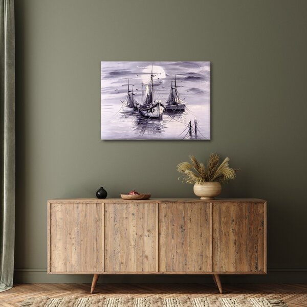 Slika - Port, oljna slika (70x50 cm)