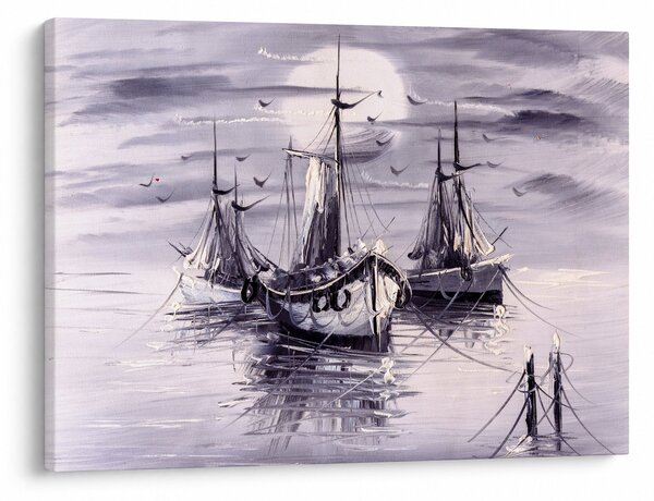 Slika - Port, oljna slika (70x50 cm)