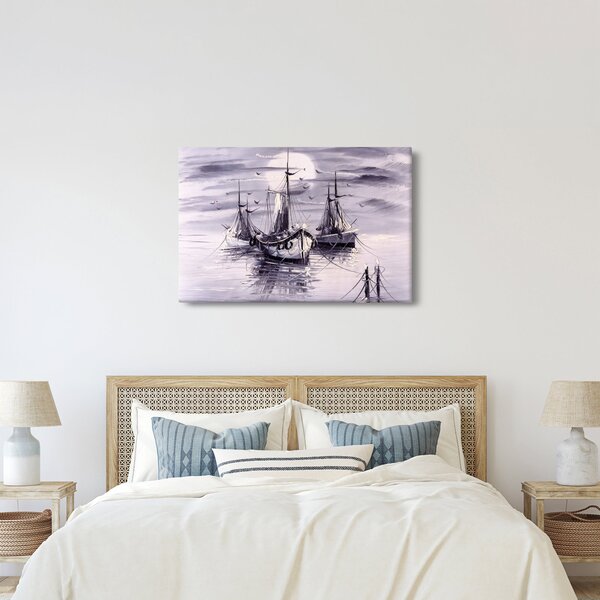 Slika - Port, oljna slika (90x60 cm)