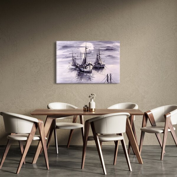 Slika - Port, oljna slika (90x60 cm)