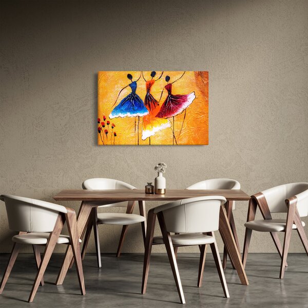 Slika - Oljna slika, balerine (90x60 cm)