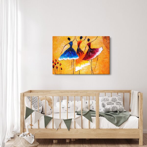 Slika - Oljna slika, balerine (90x60 cm)
