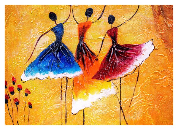Slika - Oljna slika, balerine (70x50 cm)