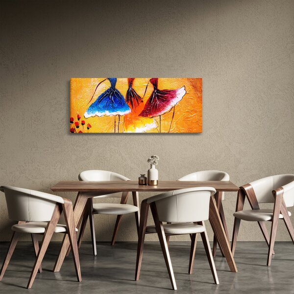 Slika - Oljna slika, balerine (120x50 cm)