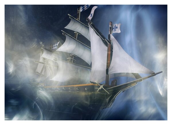 Slika - Ladja duhov (70x50 cm)