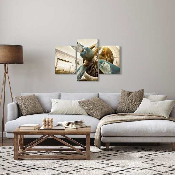 Slika - Propeler starega letala (90x60 cm)