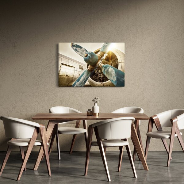 Slika - Propeler starega letala (90x60 cm)