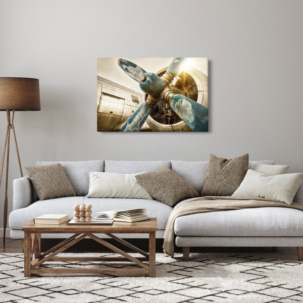 Slika - Propeler starega letala (90x60 cm)