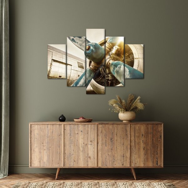 Slika - Propeler starega letala (150x105 cm)