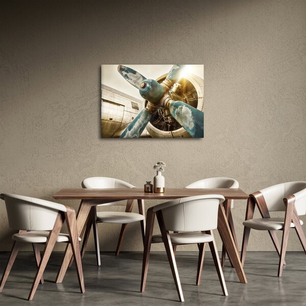 Slika - Propeler starega letala (70x50 cm)