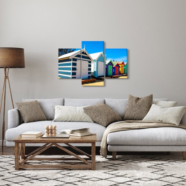 Slika - Brighton Beach, Melbourne, Avstralija (90x60 cm)