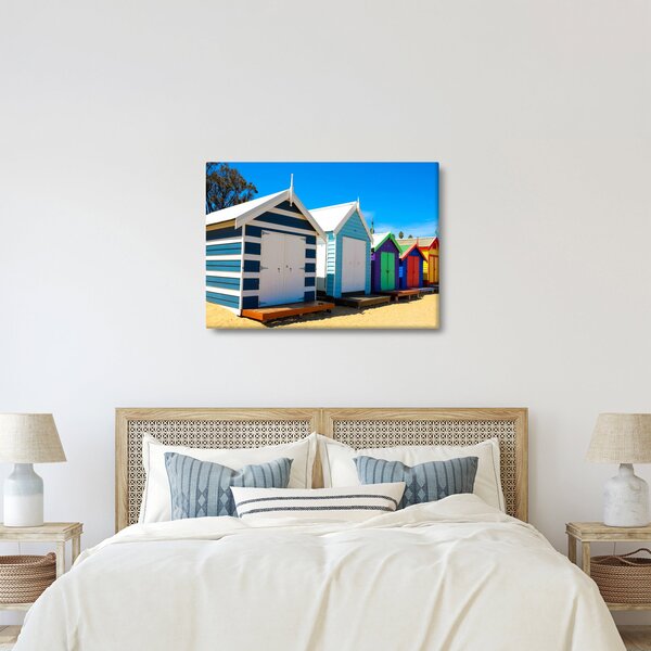 Slika - Brighton Beach, Melbourne, Avstralija (70x50 cm)