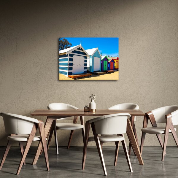 Slika - Brighton Beach, Melbourne, Avstralija (70x50 cm)