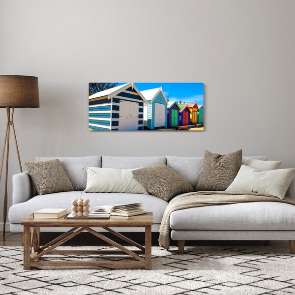 Slika - Brighton Beach, Melbourne, Avstralija (120x50 cm)