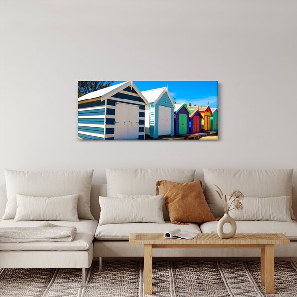 Slika - Brighton Beach, Melbourne, Avstralija (120x50 cm)