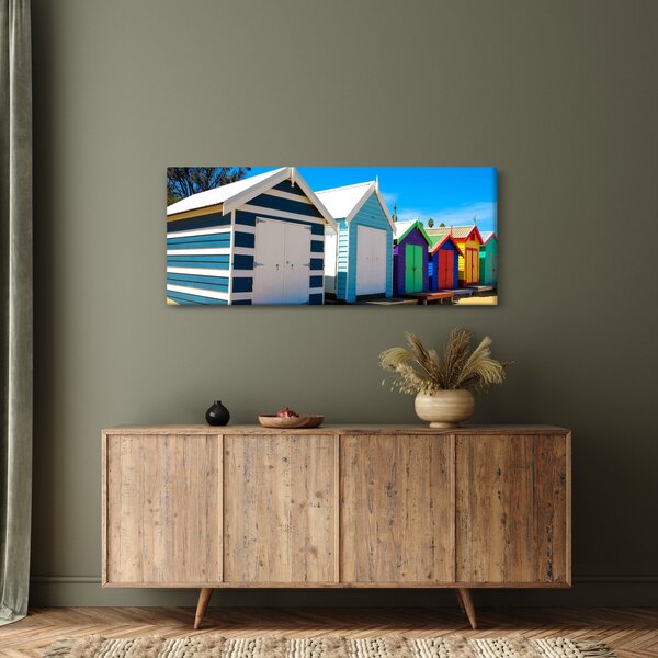 Slika - Brighton Beach, Melbourne, Avstralija (120x50 cm)