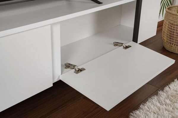 TV stolić/ormarić Sancuty (bijela + crna)