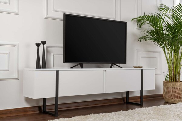 TV stolić/ormarić Sancuty (bijela + crna)