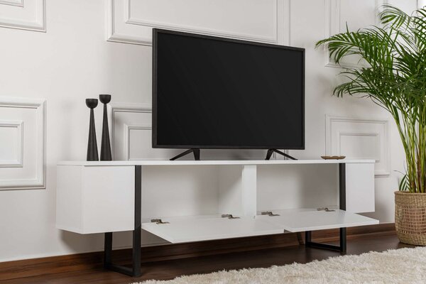 TV stolić/ormarić Sancuty (bijela + crna)