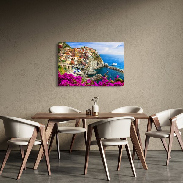 Slika - Italijanska vasica Manarola (90x60 cm)