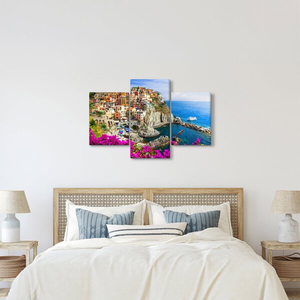 Slika - Italijanska vasica Manarola (90x60 cm)