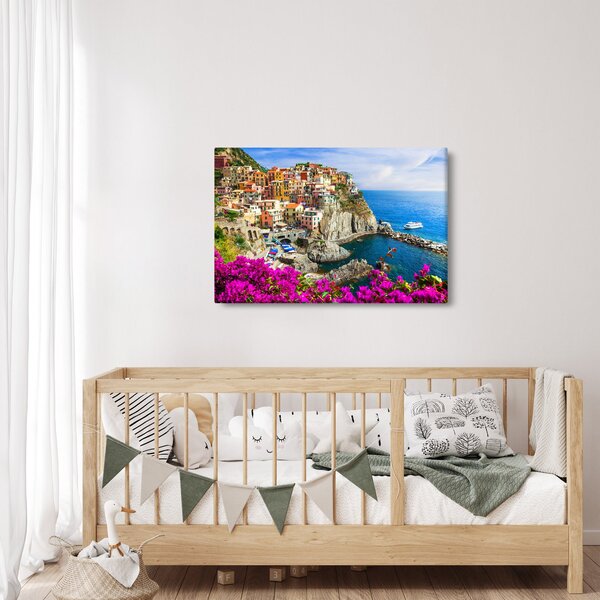 Slika - Italijanska vasica Manarola (90x60 cm)