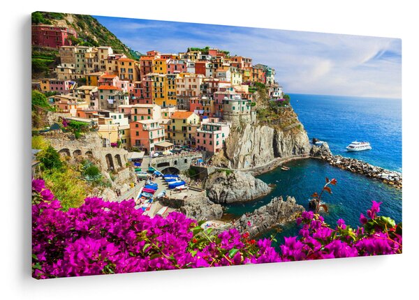 Slika - Italijanska vasica Manarola (90x60 cm)