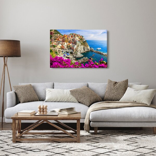 Slika - Italijanska vasica Manarola (90x60 cm)