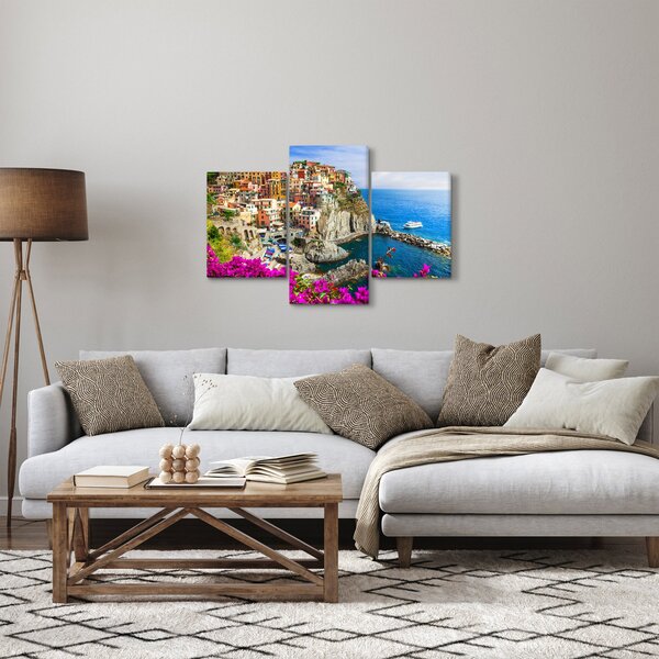 Slika - Italijanska vasica Manarola (90x60 cm)