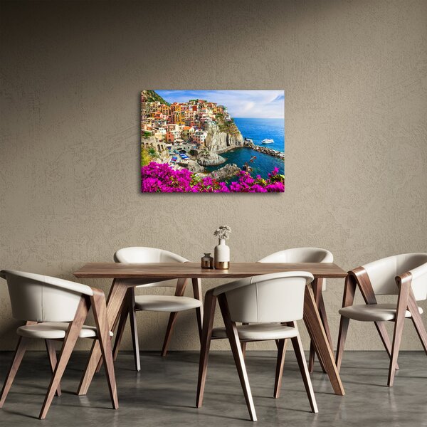 Slika - Italijanska vasica Manarola (70x50 cm)